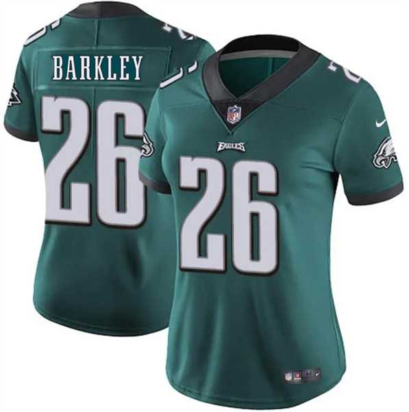Women's Philadelphia Eagles #26 Saquon Barkley Green Vapor Untouchable Limited Stitched Football Jersey Dzhi,We sell and wholesale Women's Philadelphia Eagles #26 Saquon Barkley Green Vapor Untouchable Limited Stitched Football Jersey Dzhi on line form chian!